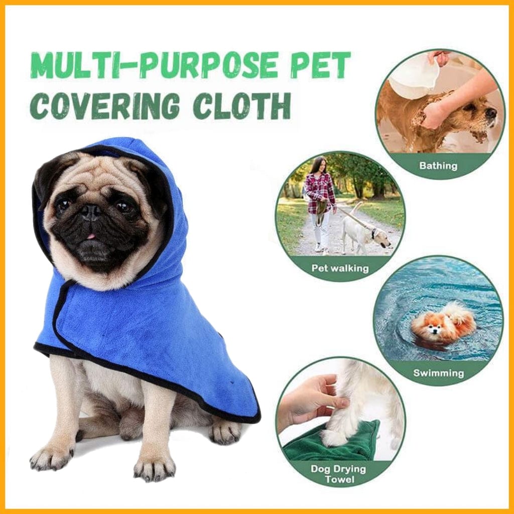 Dog Cat Super Fast Drying Moisture Bath Towel-5