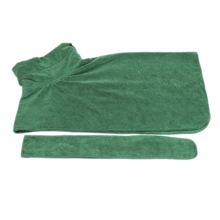 Dog Cat Super Fast Drying Moisture Bath Towel-GREENLACE