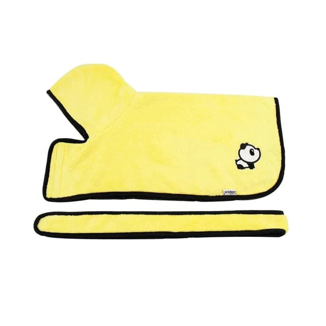 Dog Cat Super Fast Drying Moisture Bath Towel-YELLOWLACE