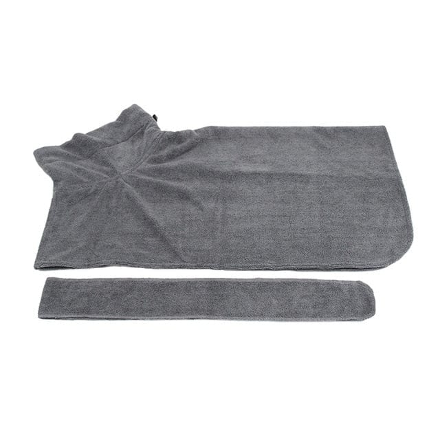 Dog Cat Super Fast Drying Moisture Bath Towel-greylace