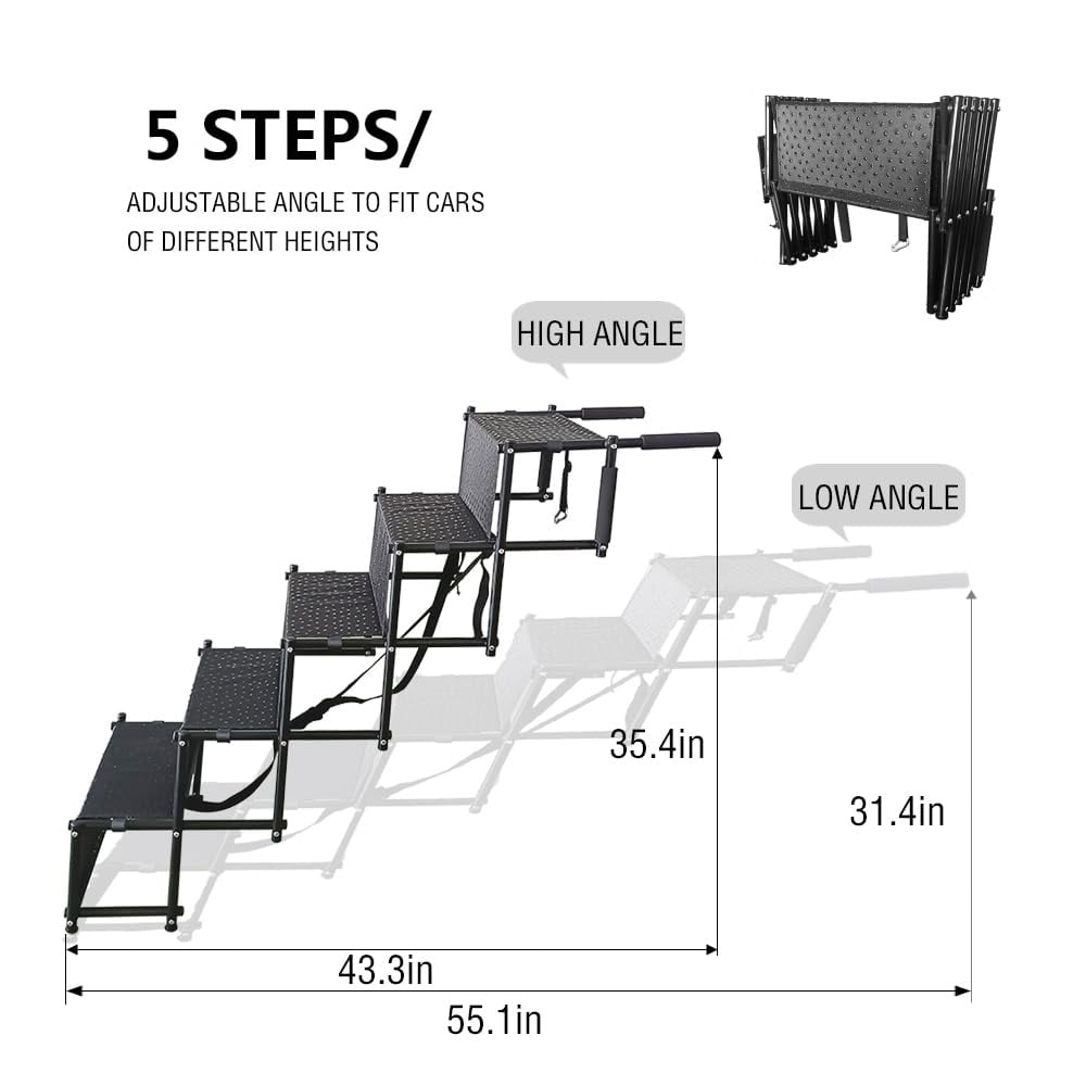 Best Dog Car Ramp for Large Dogs [2025] – Lightweight & Foldable