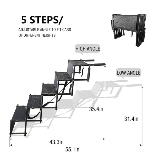 Best Dog Car Ramp for Large Dogs [2025] – Lightweight & Foldable