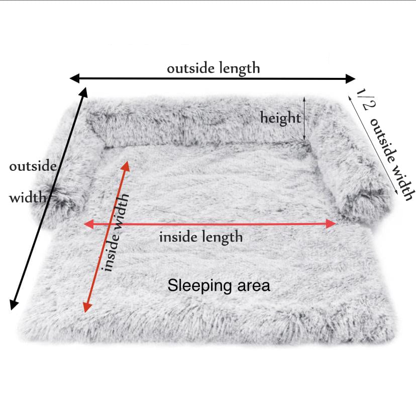 Calming Dog Sofa Bed – Orthopedic Anxiety Relief